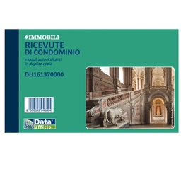 [90877] Blocco ricevute condominio 50/50copie autor. 10x16,8cm DU161370000