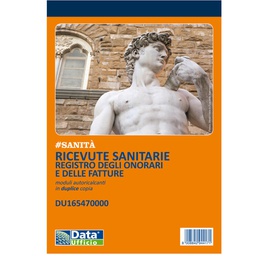 [93662] Blocco ricevute sanitarie 50x2 autorical. 21,5x14,8cm DU165470000