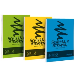 [32635] Blocco SCHIZZASTRAPPA 150fg 50gr A6 105x148mm FAVINI