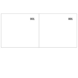 [88645] Blocco scontrino 2 sezioni 100copie num. bianco 5,8X13cm DU160000010 DU