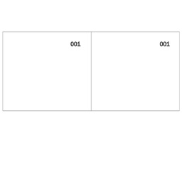 [88645] Blocco scontrino 2 sezioni 100copie num. bianco 5,8X13cm DU160000010 DU