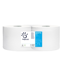 [47282] BOBINA PULIUNTO PAPERNET SUPER 800 WAVE GOFFRATO A ONDA - 244mt