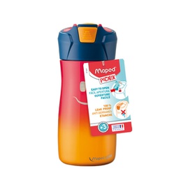 [92085] Borraccia acciaio inox 430ml rosa corallo Picnik Concept Maped