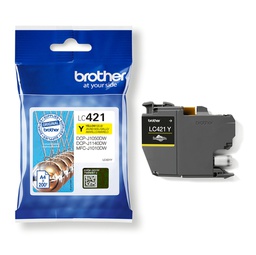 [BROLC421Y] Brother Cartuccia Giallo da 200 pagine per DCPJ1050DW e MFCJ1010DW