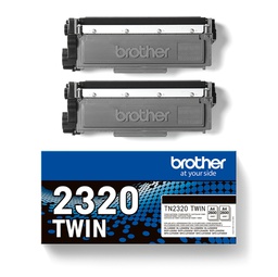 [BROTN2320TWIN] Bundle di 2 toner nero TN-2320 da 2.600 pagine