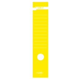 [25322] Busta 10 copridorso CDR-C carta adesiva giallo 7x34,5cm SEI ROTA
