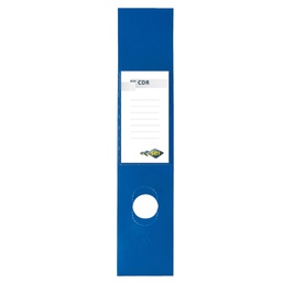 [25333] Busta 10 copridorso CDR PVC adesivi blu 7x34,5cm SEI ROTA