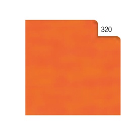 [67646] BUSTA 26fogli 50x70cm CARTA VELINA 20gr ARANCIO Rex Sadoch