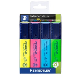 [44744] BUSTA 4 EVIDENZIATORI TEXTSURFER CLASSIC 364 STAEDTLER