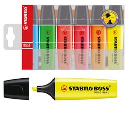 [83116] Busta 6 evidenziatori Boss 70 Stabilo