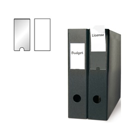 [39047] Busta 6 portaetichette PPL adesive trasparenti 55x102mm 10335 Djois