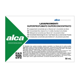 [74160] BUSTINA 50ML LAVAPAVIMENTI Linea Monodose Alca