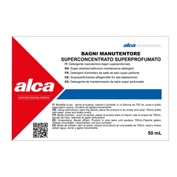 [74158] BUSTINA 50ML MANUTENTORE BAGNI Linea Monodose Alca