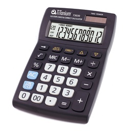 [73030] CALCOLATRICE DA TAVOLO 12 CIFRE 73030 TiTanium