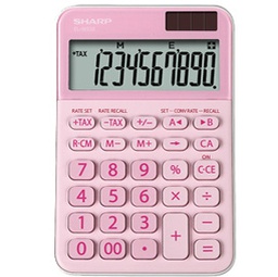 [SHAELM335BPK] Calcolatrice da tavolo, EL M335 10 cifre, colore rosa