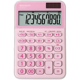 [SHAELM335BPK] Calcolatrice da tavolo, EL M335 10 cifre, colore rosa