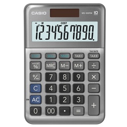 [72195] CALCOLATRICE DA TAVOLO MS-100FM 10cifre BIG DISPLAY CASIO