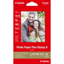 [CAN2311B003] CANON CARTA FOTOGRAFICA PP-201 260g/m2 10x15cm 50 fogli