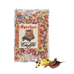 [81687] Caramelle mini gusto caffE' busta 1Kg (circa 500pz Sperlari