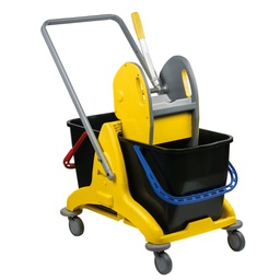 [82502] Carrello doppia vasca 25+25Lt con Pressa PressClean