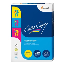 [71491] CARTA BIANCA COLOR COPY A4 210x297mm 220gr 250fg MONDI