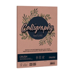 [79779] Carta Calligraphy Nature CRUSH A4 50fg 250gr mandorla FAVINI