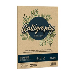 [94639] Carta Calligraphy Nature REMAKE A4 50fg 250gr spiaggia FAVINI