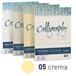 [53626] Carta CALLIGRAPHY PERGAMENA 190gr A4 50fg crema 05 FAVINI