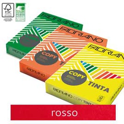 [68441] Carta Fabriano Colore A3 160gr 125fg col.forti rosso