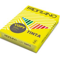 [57174] Carta Fabriano Colore A3 80GR 250FG COL.FORTI GIALLO