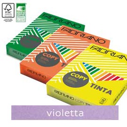 [57170] Carta Fabriano Colore A4 80GR 500FG COL.FORTI VIOLETTO