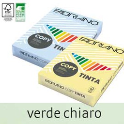 [57185] Carta Fabriano Colore A4 80GR 500FG COL.TENUE VERDE CHIARO