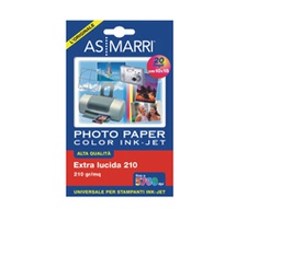 [44999] Carta fotografica inkjet 10,5x14,8cm 210gr 20Fg EXTRA LUCIDA 8869 ASMarri