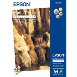 [EPSS041256] CARTA FOTOGRAFICA MATTE 50fg 167gr 210x297mm A4 ALTO SPESSORE EPSON
