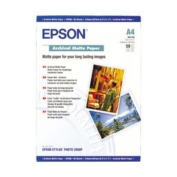 [EPSS041342] CARTA FOTOGRAFICA MATTE 50fg 192gr 210x297mm A4 STYLUS PHOTO 2000P EPSON
