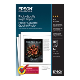 [EPSS041061] CARTA FOTOGRAFICA OPACA 100fg 102gr 210x297mm A4 720/1440dpi HQ EPSON