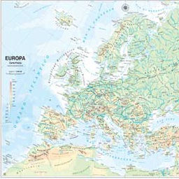 [56947] CARTA GEOGRAFICA SCOLASTICA MURALE EUROPA BELLETTI