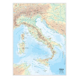 [56948] CARTA GEOGRAFICA SCOLASTICA MURALE ITALIA BELLETTI