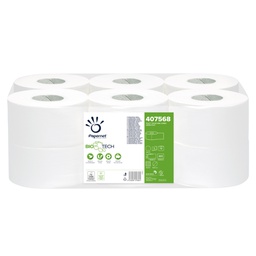 [67490] Carta igienica MiniJumbo 2veli microgoffrata 150mt BioTech Papernet