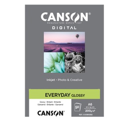 [94655] Carta InkJet EVERYDAY 10x15cm 50fg 200gr Glossy Canson