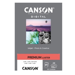 [94661] Carta InkJet PREMIUM 10x15cm 50fg 255gr Lustre RC Canson (Delist