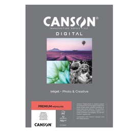 [94663] ***Carta InkJet PREMIUM A3 20fg 255gr HightGloss RC Canson
