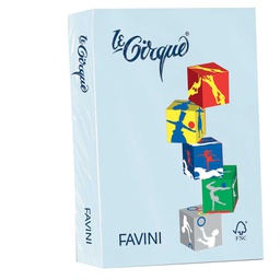 [61522] Carta LECIRQUE A3 80gr 500fg celeste pastello 101 FAVINI