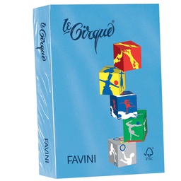 [32913] Carta LECIRQUE A4 160gr 250fg azzurro reale 204 FAVINI