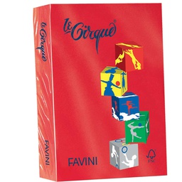 [32918] Carta LECIRQUE A4 160gr 250fg rosso scarlatto 209 FAVINI