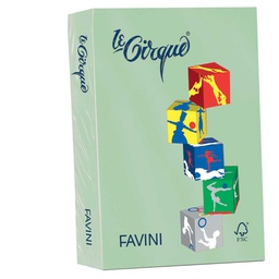 [32901] Carta LECIRQUE A4 160gr 250fg verde pastello 107 FAVINI
