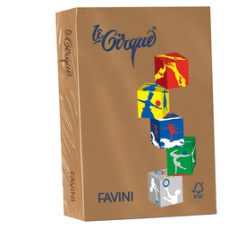 [94626] Carta LECIRQUE A4 80gr 500fg cuoio 300 FAVINI