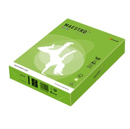 [71514] CARTA MAESTRO COLOR A4 210x297mm 160gr 250fg VERDE FORTE MA42 MONDI