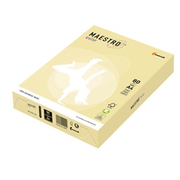 [71492] CARTA MAESTRO COLOR A4 210x297mm 80gr 500fg GIALLO TENUE YE23 MONDI