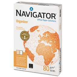[80106] CARTA NAVIGATOR organizer 2 Fori A4 80gr 500FG 210X297mm